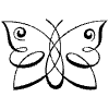 Butterfly Element from Symbols - Flourishes Set