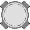 Button Frame Circle Element from Cyber GUI Elements Set