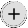 Button Frame Circle Add 1 Element from Cyber GUI Elements Set
