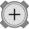 Button Frame Circle Add Element from Cyber GUI Elements Set