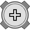 Button Frame Circle Add Thick 5 Element from Cyber GUI Elements Set