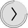 Button Frame Circle Arrow 1 Element from Cyber GUI Elements Set