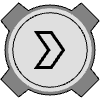 Button Frame Circle Arrow Thick 5 Element from Cyber GUI Elements Set