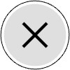 Button Frame Circle Delete 4 Element from Cyber GUI Elements Set