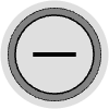 Button Frame Circle Remove 2 Element from Cyber GUI Elements Set