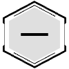 Button Frame Hexagon Remove Element from Cyber GUI Elements Set
