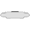 Button Frame Small Futuristic 4 Element from Cyber GUI Elements Set