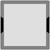 Button Frame Square 1 Element from Cyber GUI Elements Set