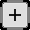 Button Frame Square Add Element from Cyber GUI Elements Set