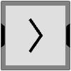 Button Frame Square Arrow 1 Element from Cyber GUI Elements Set