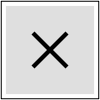 Button Frame Square Delete 2 Element from Cyber GUI Elements Set