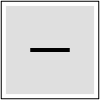 Button Frame Square Remove 2 Element from Cyber GUI Elements Set