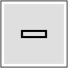 Button Frame Square Remove Thick 2 Element from Cyber GUI Elements Set