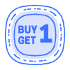 Buy 1 Get Free Square Element from Badges Classic - Shadow Set