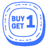 Buy 1 Get Free Square Element from Badges Classic - Combo Set