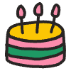 Cake 1 Element from Doodles - Classic Set