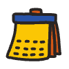 Calendar 1 Element from Doodles - Classic Set