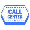 Call Center Hexagon Element from Badges Classic - Combo Set