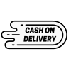 Cash On Delivery Sticker Element from Badges Geometric Set