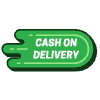 Cash On Delivery Sticker Element from Badges Geometric Set