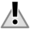 Caution Badge Symbol Element from Cyber GUI Elements Set