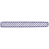 Censorship Horizontal 2 Non Filled Element from Annotations - Variable Line Thickness Set