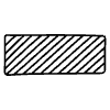 Censorship Horizontal 3 Element from Annotations - Variable Line Thickness Set