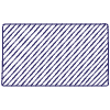 Censorship Horizontal 5 Non Filled Element from Annotations - Variable Line Thickness Set