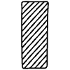 Censorship Vertical Element from Annotations - Variable Line Thickness Set
