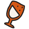 Champagne Drink Element from Doodles - Classic Set