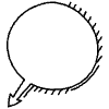 Chat Bubble Arrow Point Shadow Filled Element from Bubbles - Variable Line Thickness Set