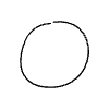 Chat Bubble Circle Small Plain Filled Element from Bubbles - Variable Line Thickness Set
