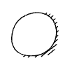 Chat Bubble Circle Small Plain Shadow Filled Element from Bubbles - Variable Line Thickness Set