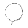 Chat Bubble Circle Thought Shadow Filled Element from Bubbles - Variable Line Thickness Set