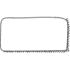 Chat Bubble Horizontal Plain Shadow Non Filled Line Element from Bubbles - Variable Line Thickness Set