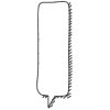 Chat Bubble Vertical Point Shadow Filled Element from Bubbles - Variable Line Thickness Set