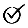 Checked Circle Element from Hand Drawn Icons - Sketch Style Set