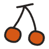 Cherry Fruit Element from Doodles - Classic Set