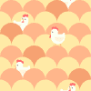 Chickens 3 Element from Backgrounds - Seamless Set