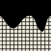 Chocolate Melt Gingham Element from Patterns Tiles - Monochrome Set