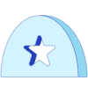 Circle Half Star Element from Symbols 3D - Duo Set