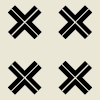 Cross Mark Line Element from Patterns Tiles - Monochrome Set
