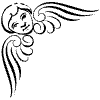 Cupid Corner Top Left Element from Symbols - Flourishes Set