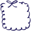 Cute Swirl Rectangle Doodle Element from Scribbles - Sketch Style Set