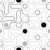 Cyber Abstract Background 1 Element from Patterns Cyber - Monochrome Set
