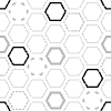 Cyber Abstract Background 20 Element from Patterns Cyber - Monochrome Set