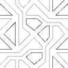Cyber Abstract Background 4 Element from Patterns Cyber - Monochrome Set
