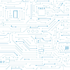 Cyber Abstract Background 8 Element from Patterns Cyber - Monochrome Set