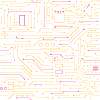 Cyber Abstract Background 8 Element from Patterns Cyber - Colors Set