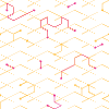 Cyber Abstract Background 9 Element from Patterns Cyber - Colors Set